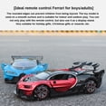 thumbnail image 4 of Vogacara Coche de juguete RC con Control remoto, coche de carreras recargable, juguete inalámbrico de carreras de alta velocidad, coche de juguete para Juguetes Educativos Rojo Bugatti Vogacara FN000522-01B, 4 of 6