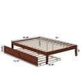 thumbnail image 5 of Colorado Full Bed with USB Turbo Charger and Twin Trundle in Walnut, 5 of 6