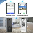 thumbnail image 4 of Timbre con cámara inalámbrica con dos timbres Timbre con vídeo WiFi, 4 of 8