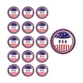 thumbnail image 2 of weibbin Patriotic Independence Day Themed Party Tableware Disposable 16PCS Paper Plates Set for Celebration 7", 2 of 6