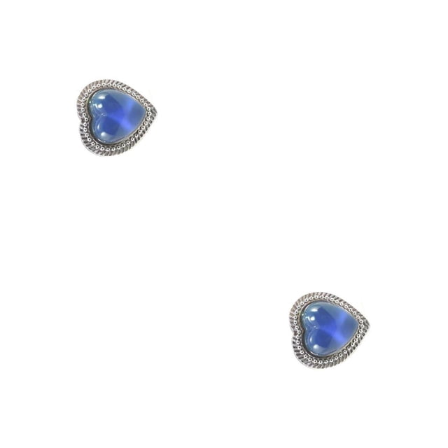 Qarigey Anillos de humor termocromáticos no fáciles de romper moda Retro joyería de temperatura cambiable diseño único gran gema de corazón de Type2 NO2 Qarigey CBP222390