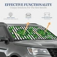 thumbnail image 5 of Uemuo Palm Greenery Printed 2 PCS Car Windshield Sun Shade, Auto Sun Heat and UV Rays Blocker, Foldable Automotive Front Window Sunshade Protector, 5 of 7