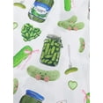 thumbnail image 4 of WIBACKER S-2XL Womens Pajamas Set Short Sleeve Button Down 2 Piece Cucumber Loungewear Sets Tops and Shorts Sleepwear, 4 of 11