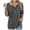 Black, variant on Striped Hoodies for Women 2025 Fall Winter Long Sleeve Lightweight Button Loose Hooded Sweatshirt Pullover Tops