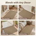 thumbnail image 7 of SIXHOME 20" x 32" Kitchen Rug and Mat Nonslip Stripes Indoor Floor Rug Beige, 7 of 7