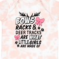thumbnail image 4 of Inktastic Hunting Season Bows Racks & Deer Tracks Girls Baby Bodysuit, 4 of 5