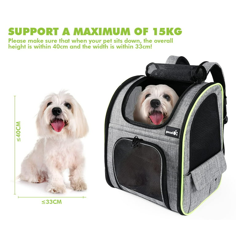 1pc Cat Backpack Carrier,breathable Dog Carrier - Cat Bag For Hiking Travel  Camping Outdoor Use, Pet Carrying Backpack, Ventilation Mesh And Shade Des
