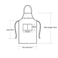 thumbnail image 6 of LNGOOR Professional Grade Apron for Kitchen, Grill, and BBQ(Brown), 6 of 8