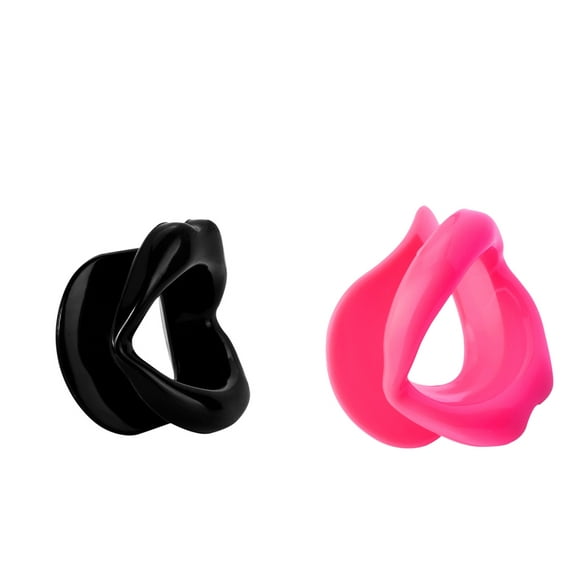 2x Silicona Saludable Antienvejecimiento Facial Adelgazante Boca Muscular Estiramiento Facial Sunnimix cara de silicona labios más delgados