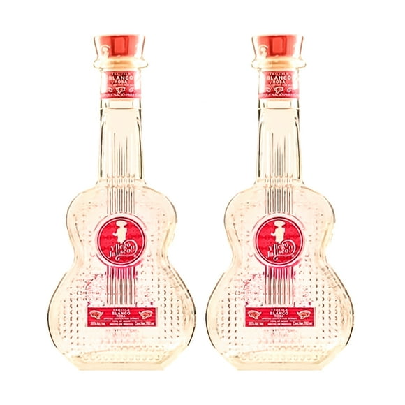 Duo Pack Tequila Y Llego Jalisco Blanco Rosa 750 Ml Tequila Blanco