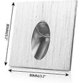 thumbnail image 3 of Square LED Recessed Wall Mounted Downlight for Stairs, Conservatory, Aisle 1W AC 100-245V (Cool White), 3 of 5