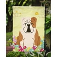 thumbnail image 3 of Caroline's Treasures BB6125GF Easter Eggs English Bulldog Fawn White Flag Garden Size , Small, multicolor, 3 of 3