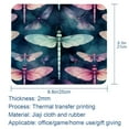 thumbnail image 5 of Dragonfly Square 8.3x9.8 Inch Non-Slip Rubber Bottom Printed Mousepad Desk Mat Gaming Mousepad for Office and Gaming, 5 of 6