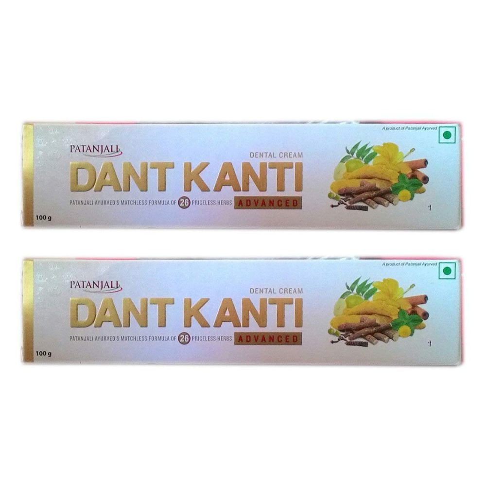 Patanjali Dant Kanti Advanced Toothpaste 100g - Walmart.com