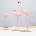 thumbnail image 3 of Travelwant Pink Flamingo Ornaments Resin Figurines, Flamingo Figurine, Bird Knick Knacks Living Room Clearance Decor,Tropical Party Decor,Pink Room Decor, 3 of 7