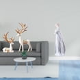 thumbnail image 2 of Escultura De Reno Europeo Y Figura De Dama De Porcelana, Figura Nórdica De Amante De Los Ciervos, Estatua De Niña Moderna Coleccionable Para Decoración De Escritorio Y Gabinete., 2 of 8