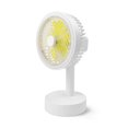 thumbnail image 1 of Mini ventilador Rotación automática Viento de tres velocidades Ventilador ajustable Ventilador de aire de carga USB con luz LED, 1 of 8