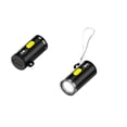 thumbnail image 2 of TIELUTT Keychain LED Flashlight 210 230 High Compact Portable Mini LED Key Ring Light Mini Flashlight for Sleeping Pad for Camping Double Headlamps Work Lamp Head Track Light Heads L Type Forehead Lig, 2 of 7