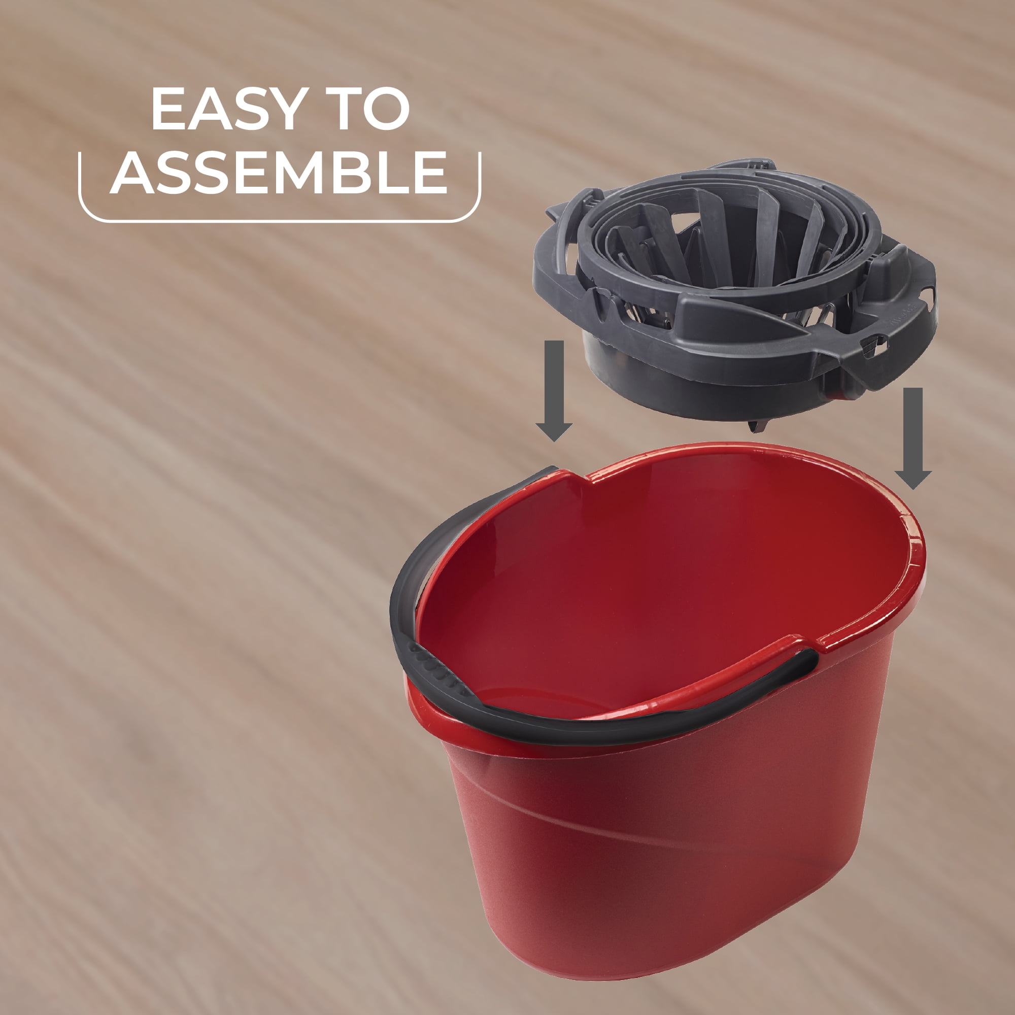 O-Cedar Quickwring Microfiber Mop With Bucket System