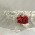 thumbnail image 3 of Liga de dama de honor, cesta de satén para niña de las flores, almohada, libro de invitados para fiesta rojo, 3 of 6
