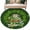 Green, variant on Area Rug for Living Room, St Patrick's Day Non-Slip Indoor Large Carpet for Bedroom/Dining Room, Shamrock Leaf Coffee Cups Books Dark Green Washable Low-Profile Rectangle Floor Runner Rugs - 5 x 7 Ft