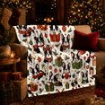 thumbnail image 3 of Printed Flannel Throw Blanket with Adorable Boston Terrier Christmas Dogs Presents Festive Holiday, 3 of 9