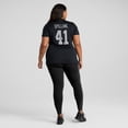 thumbnail image 7 of Women's Nike Robert Spillane Black Las Vegas Raiders Game Player Jersey, 7 of 7