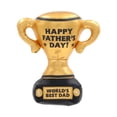 thumbnail image 2 of Recordable Happy Father's Day Plush Trophy "World's Best Dad", 2 of 6