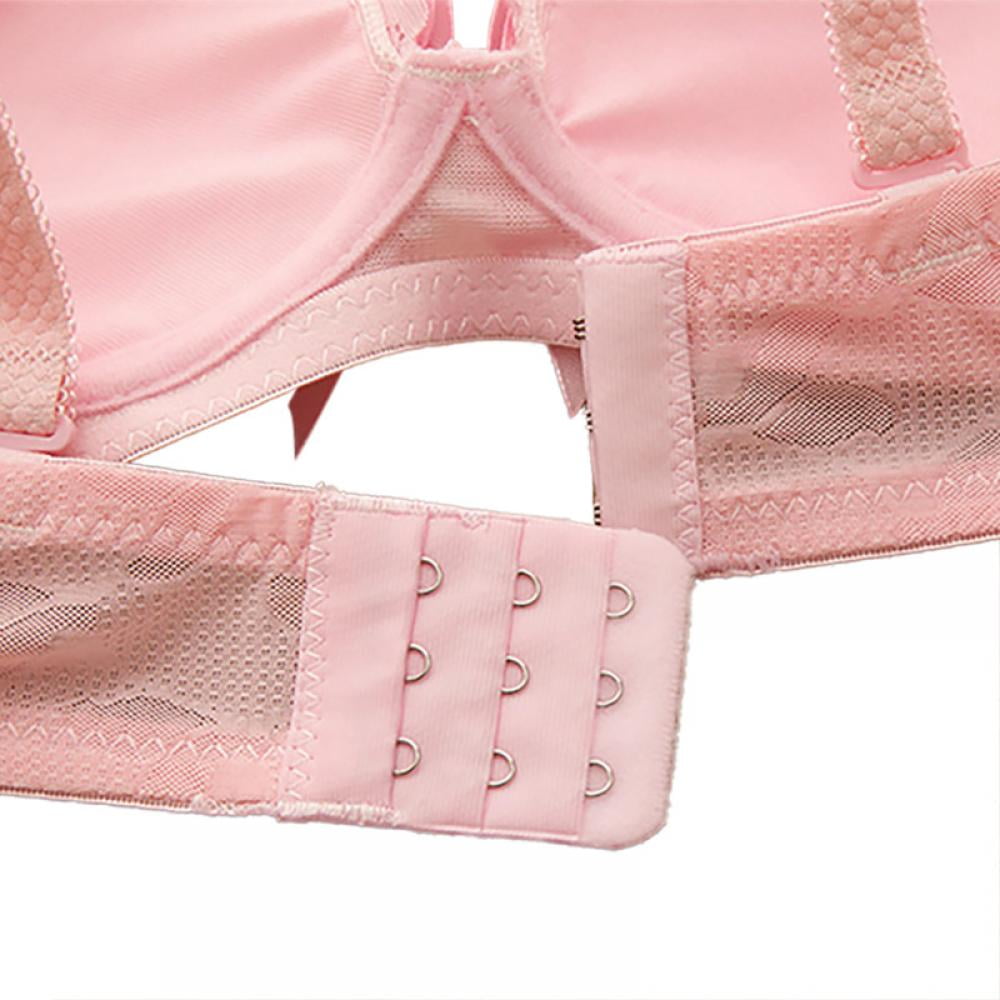 Women Seamless Bra Set Push Up Rose Lacey French Style Underwear