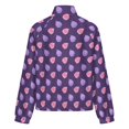 thumbnail image 6 of Jackets for Women Winter Coat Jackets Flannel Stand Collar Jacket(Fig Fruit,Size:S-4XL), 6 of 7