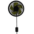 thumbnail image 1 of Car Fan Usb Fan With Night Light, 360 Rotation Clip Fan For Vehicle Air Circulation, 3 Wind Speed Air, 1 of 3