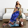 thumbnail image 4 of Blanket Ross Musics Lynch Throw Flannel Blankets Warm Soft Cozy Fuzzy Air Conditioning Blanket for Living Room Sofa Bed Gift Blankets for All Seasons 30"x40", 4 of 6