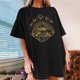 thumbnail image 5 of Camiseta de mujer Camisetas de Halloween Camiseta divertida de manga corta Camiseta estampada Tops Blusa Regalo para mujer Fridja zx2141, 5 of 6