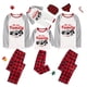 thumbnail image 3 of Pijamas familiares navideños a juego, conjunto de pijamas grises con diseño exclusivo de We are Family, oso Polar, 2023, 3 of 4