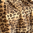 thumbnail image 2 of Plutus Brands Plutus Brown Jaguar Faux Fur Luxury Throw Blanket, Blanket 108L x 90W Full - Queen, 2 of 3