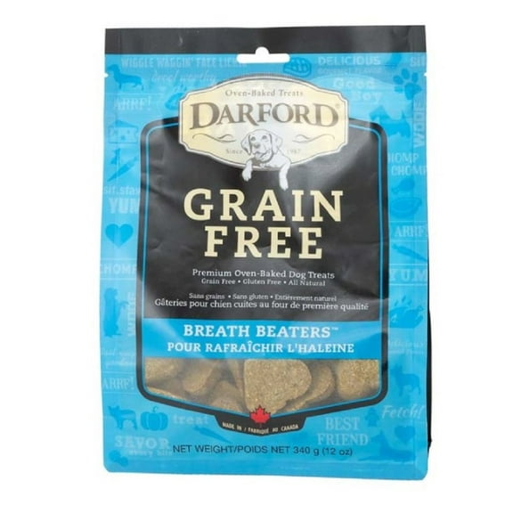 Darford Grain Free Dog Biscuits Breath Beaters Regular, Breath Beaters, 12 oz