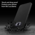 thumbnail image 4 of I-HONVA For Samsung Galaxy S8 Plus Case,3-Layer Military Grade Drop Protection Anti-Slip Bumper Rugged Shockproof Dustproof Protection 6.2 inch Phone Case,Full Black, 4 of 5
