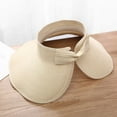 thumbnail image 2 of Dalrosia Sun Visors for Women Wide Brim Straw Hat Women Beach Visor Hats for Women UV Protection Foldable Sun Hat Women Beach Hat, 2 of 8