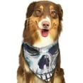 thumbnail image 6 of Cauagu Watercolor Skull for Dog Bandanas 1 Pack, Pet Scarf for Boy and Girl Scarf Bib Kerchief Breed for Dog & Cat Pets Gift, 6 of 6