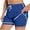 AV22_Blue, variant on Women's 2 in 1 Running Shorts Drawstring Athletic Short High Waisted Workout Gym Short with Pockets Gray XL