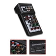 thumbnail image 2 of Sintonizador Mezclador de audio de 3 canales BT Tarjeta de sonido estéreo digital Sistema de consola DSP Efecto de escena con grabación de pista Tarjeta de sonido Función OTG Entrada XLR RCA para DJ S Meterk Sintonizador, 2 of 6