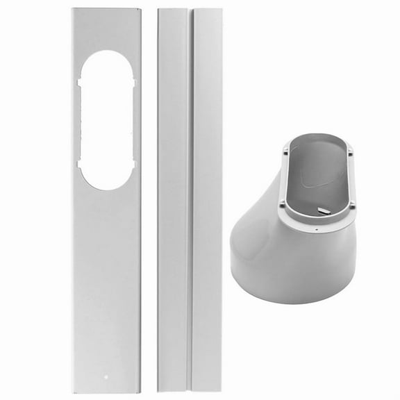 Exhaust Hose Adapter Kit for Portable Air Conditioner,Adjustable Window Sealing Plate Slide Kit,Air Vent