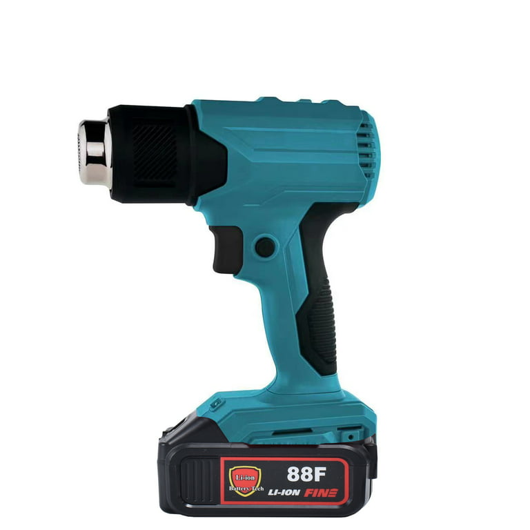 ZUPOX Cordless Heat Gun for 20V/18V Battery, 180W Rated 1022℉ Fast