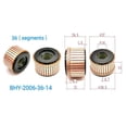 thumbnail image 3 of Boost Your Motor S Performance Copper Groove Type High Speed Dc Motors Precise Design Electrical Motor Commutator, 3 of 7