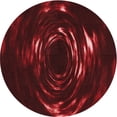 thumbnail image 1 of Ahgly Company Indoor Round Patterned DarkRed Area Rugs, 4' Round, 1 of 6