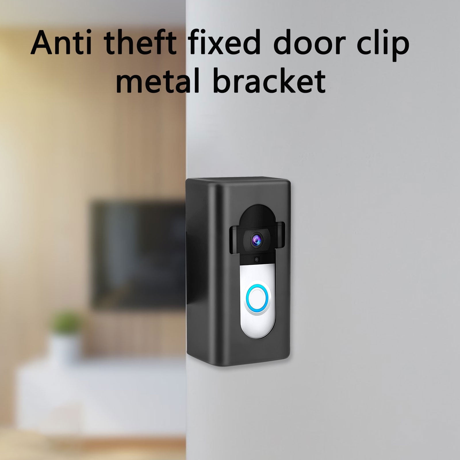 openpig Anti-Theft Video Doorbell Mount, Doorbell No-Drill Mount Fit for Most Video Doorbell, Adjustable Mounting Bracket Accessories for Houses, Apartments, Businesses