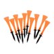 thumbnail image 3 of Tees de golf Zulema 10 Piezas de 83 Mm de goma para Entrenamiento Del golfista naranja, 3 of 8