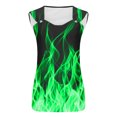 thumbnail image 4 of Débardeurs pour Femmes, Camisole Imprimée Sans Manches T-Shirt Ample, 4 of 4