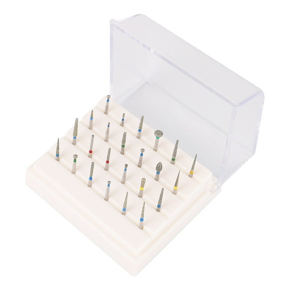 24 piezas dentales de alta velocidad, pines de pulido, cilindro, herramienta de dentista