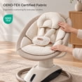 thumbnail image 4 of HARPPA Lumi Electric Baby Swing for Infants with Quiet Motor, 360° Rotating Seat, 3 Swing Modes and 3 Recline Positions, 4 of 11